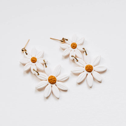 Duo Statement Daisy, Embroidery Floral Inspired